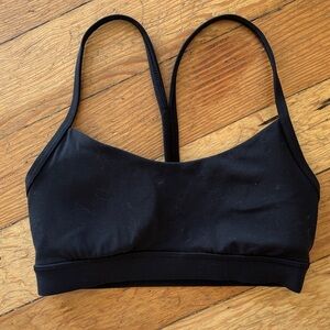 Lululemon flow y bra black size 4